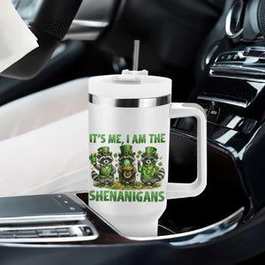 I Am The Shenanigans Tumbler With Handle Funny Irish Raccoon St Patricks Day TS12 Print Your Wear