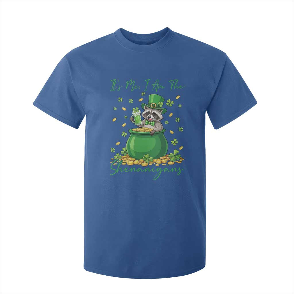 I Am The Shenanigans T Shirt For Kid Funny Irish Raccoon TS12 Royal Blue Print Your Wear