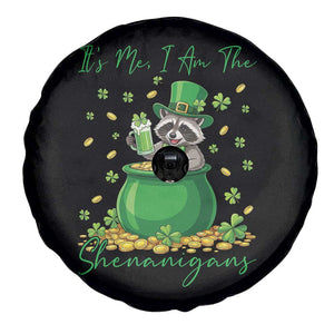 I Am The Shenanigans Spare Tire Cover Funny Irish Raccoon TS12 Print Your Wear