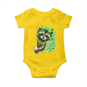 Funny Raccoon St Patricks Day Baby Onesie Irish Party Animal Gift TS12 Daisy Print Your Wear
