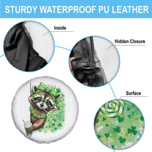 Funny Raccoon St Patricks Day Spare Tire Cover Irish Party Animal Gift TS12 Print Your Wear