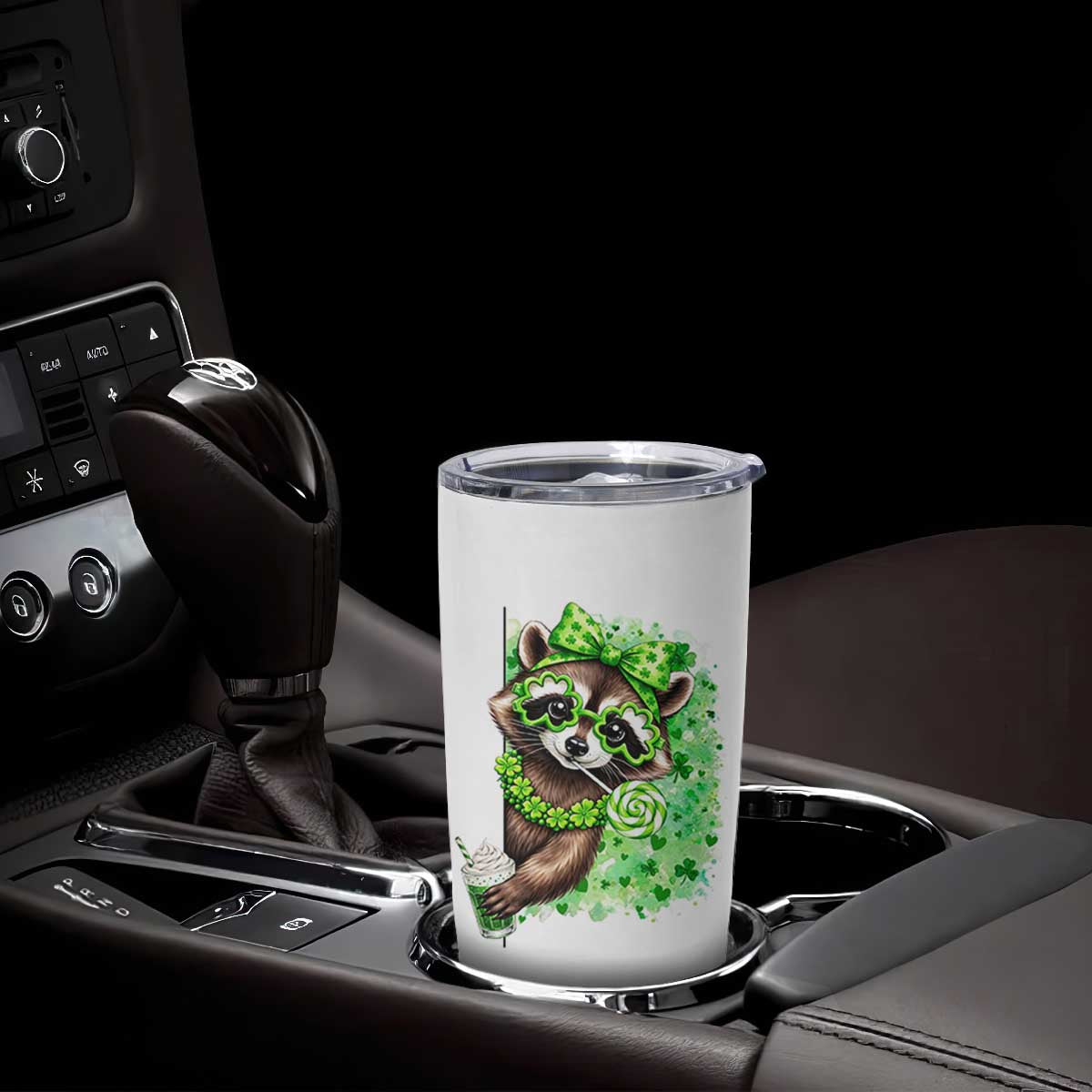 Funny Raccoon St Patricks Day Tumbler Cup Irish Party Animal Gift TS12 Print Your Wear