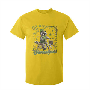 Funny Irish Raccoon Driver T Shirt For Kid Off To Start The Shenanigans TS12 Daisy Print Your Wear