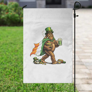 Funny St Patricks Day Bigfoot Garden Flag Mythical Party Gift TS12 Print Your Wear