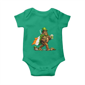 Funny St Patricks Day Bigfoot Baby Onesie Mythical Party Gift TS12 Irish Green Print Your Wear
