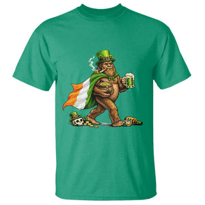 Funny St Patricks Day Bigfoot T Shirt Mythical Party Gift