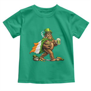 Funny St Patricks Day Bigfoot Toddler T Shirt Mythical Party Gift TS12 Irish Green Print Your Wear