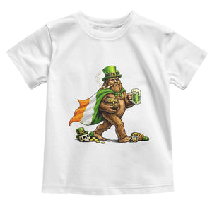 Funny St Patricks Day Bigfoot Toddler T Shirt Mythical Party Gift TS12 White Print Your Wear
