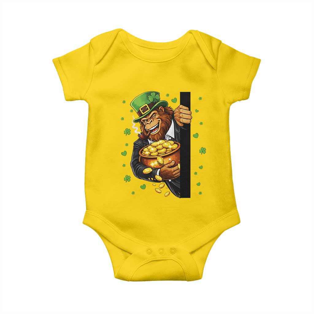 Funny St Patricks Day Bigfoot Baby Onesie Irish Revelry Gift TS12 Daisy Print Your Wear