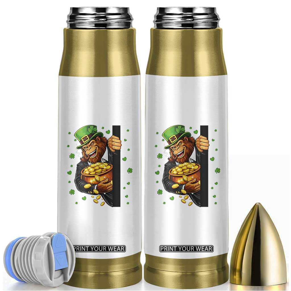 Funny St Patricks Day Bigfoot Bullet Tumbler Irish Revelry Gift TS12 White Print Your Wear