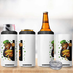 Funny St Patricks Day Bigfoot 4 in 1 Can Cooler Tumbler Irish Revelry Gift TS12 Print Your Wear