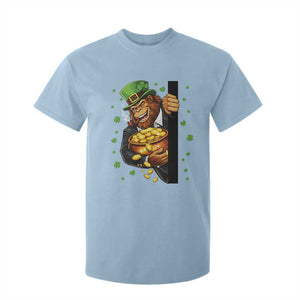 Funny St Patricks Day Bigfoot T Shirt For Kid Irish Revelry Gift TS12 Light Blue Print Your Wear