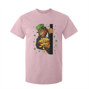 Funny St Patricks Day Bigfoot T Shirt For Kid Irish Revelry Gift TS12 Light Pink Print Your Wear