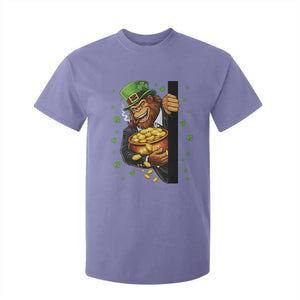 Funny St Patricks Day Bigfoot T Shirt For Kid Irish Revelry Gift TS12 Violet Print Your Wear