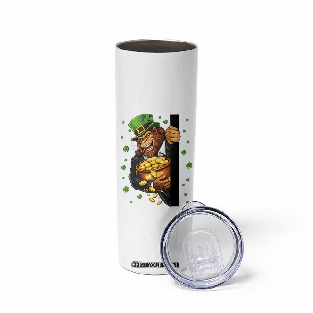 Funny St Patricks Day Bigfoot Skinny Tumbler Irish Revelry Gift TS12 Print Your Wear
