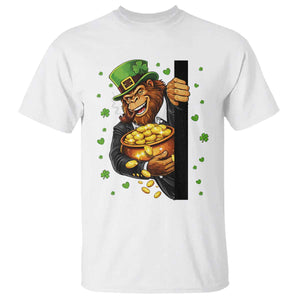 Funny St Patricks Day Bigfoot T Shirt Irish Revelry Gift