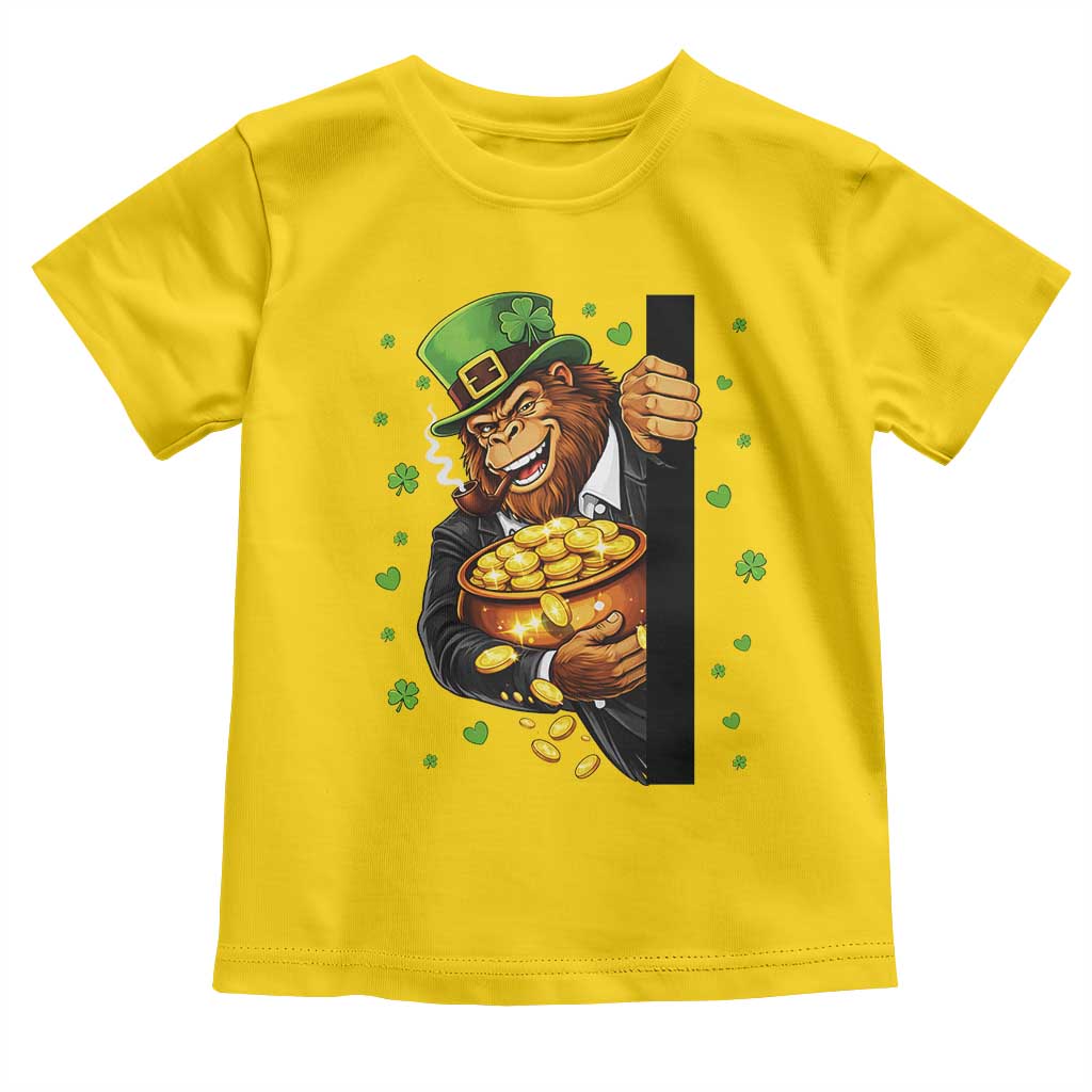 Funny St Patricks Day Bigfoot Toddler T Shirt Irish Revelry Gift TS12 Daisy Print Your Wear