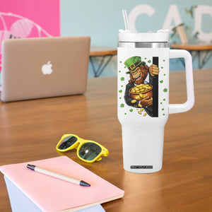 Funny St Patricks Day Bigfoot Tumbler With Handle Irish Revelry Gift TS12 Print Your Wear