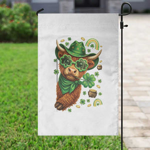 Funny Irish Highland Cow Garden Flag St Patricks Day Gift TS12 Print Your Wear