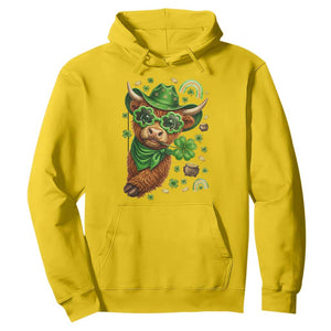 Funny Irish Highland Cow Hoodie St Patricks Day Gift TS12 Daisy Print Your Wear