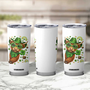 Funny Irish Highland Cow Tumbler Cup St Patricks Day Gift TS12 Print Your Wear