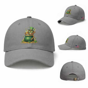 Funny Highland Cow St Patricks Day Baseball Cap Farm Lover Gift TS12 Baseball Cap Universal Fit Sport Gray Print Your Wear
