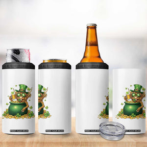 Funny Highland Cow St Patricks Day 4 in 1 Can Cooler Tumbler Farm Lover Gift TS12 Print Your Wear