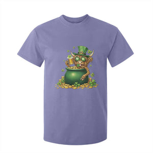 Funny Highland Cow St Patricks Day T Shirt For Kid Farm Lover Gift TS12 Violet Print Your Wear