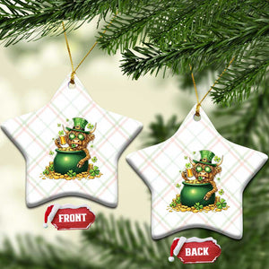 Funny Highland Cow St Patricks Day Ceramic Ornament Farm Lover Gift TS12 Print Your Wear