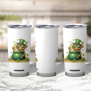 Funny Highland Cow St Patricks Day Tumbler Cup Farm Lover Gift TS12 Print Your Wear