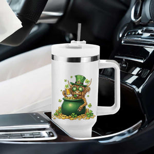 Funny Highland Cow St Patricks Day Tumbler With Handle Farm Lover Gift TS12 Print Your Wear