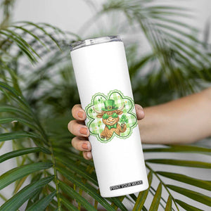 Funny Irish Highland Cow Shamrock Holiday Gift Skinny Tumbler TS12 Print Your Wear