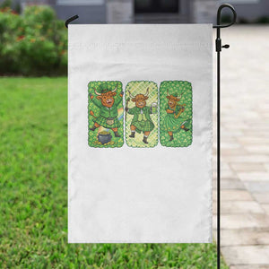 Vintage Highland Cow St Patricks Day Garden Flag Farm Lover Gift TS12 Print Your Wear
