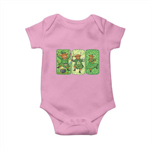 Vintage Highland Cow St Patricks Day Baby Onesie Farm Lover Gift TS12 Light Pink Print Your Wear