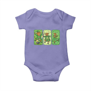 Vintage Highland Cow St Patricks Day Baby Onesie Farm Lover Gift TS12 Violet Print Your Wear