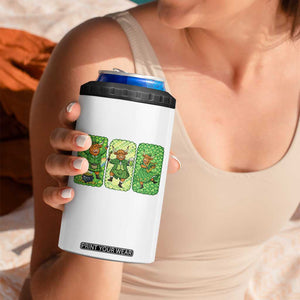 Vintage Highland Cow St Patricks Day 4 in 1 Can Cooler Tumbler Farm Lover Gift TS12 Print Your Wear