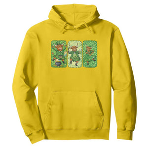 Vintage Highland Cow St Patricks Day Hoodie Farm Lover Gift TS12 Daisy Print Your Wear