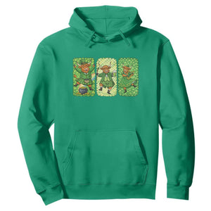 Vintage Highland Cow St Patricks Day Hoodie Farm Lover Gift TS12 Irish Green Print Your Wear