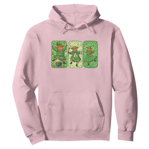 Vintage Highland Cow St Patricks Day Hoodie Farm Lover Gift TS12 Light Pink Print Your Wear