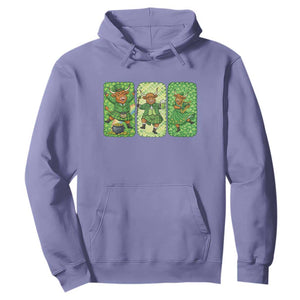 Vintage Highland Cow St Patricks Day Hoodie Farm Lover Gift TS12 Violet Print Your Wear