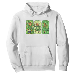 Vintage Highland Cow St Patricks Day Hoodie Farm Lover Gift TS12 White Print Your Wear