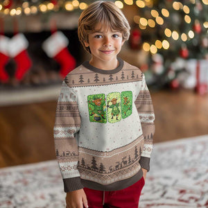 Vintage Highland Cow St Patricks Day Ugly Christmas Sweater Farm Lover Gift TS12 Mocha Mousse Print Your Wear