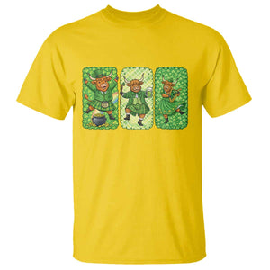 Vintage Highland Cow St Patricks Day T Shirt Farm Lover Gift