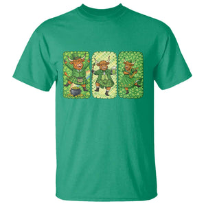 Vintage Highland Cow St Patricks Day T Shirt Farm Lover Gift TS12 Irish Green Print Your Wear