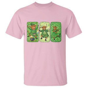 Vintage Highland Cow St Patricks Day T Shirt Farm Lover Gift TS12 Light Pink Print Your Wear