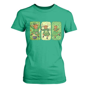 Vintage Highland Cow St Patricks Day T Shirt For Women Farm Lover Gift TS12 Irish Green Print Your Wear