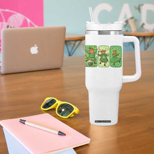 Vintage Highland Cow St Patricks Day Tumbler With Handle Farm Lover Gift TS12 Print Your Wear