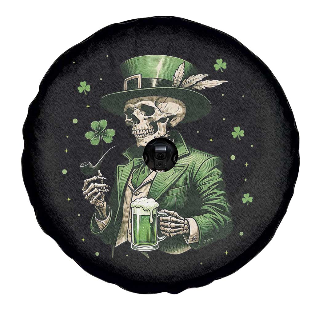Skeleton St Patricks Day Drinking Spare Tire Cover Irish Party Gift TS12 Print Your Wear