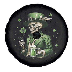 Skeleton St Patricks Day Drinking Spare Tire Cover Irish Party Gift TS12 Print Your Wear