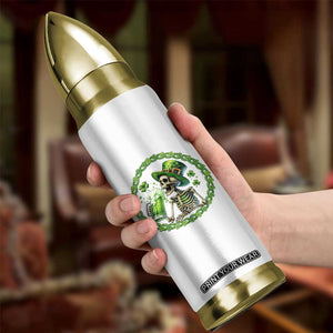 Lucky Irish Skeleton St Patricks Day Bullet Tumbler Beer Lover TS12 Print Your Wear